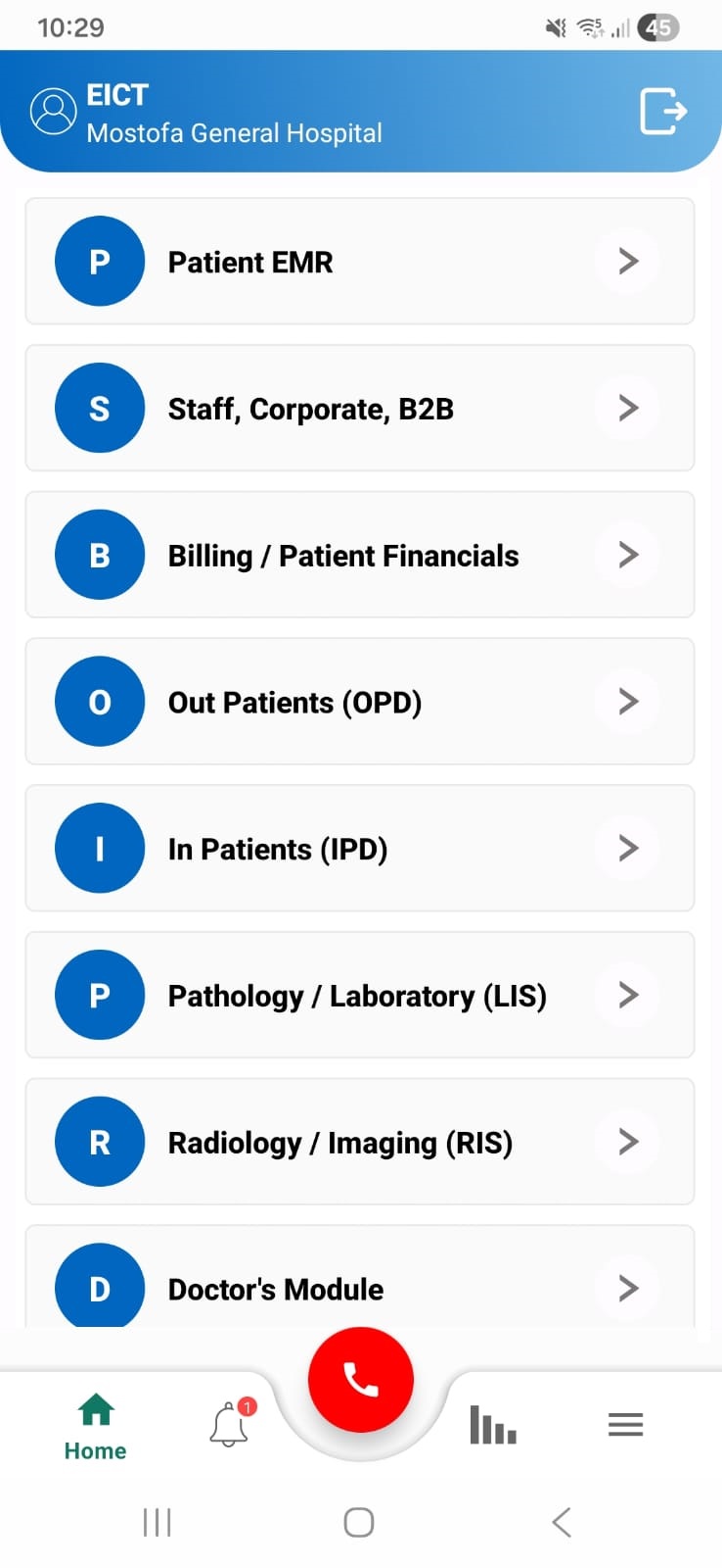 Mobile App Interface